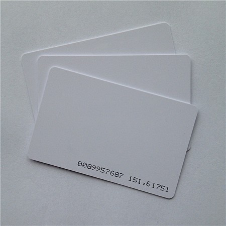 125KHZ TK4100 RFID Inkjet PVC  ID Card With 18 UID Number 