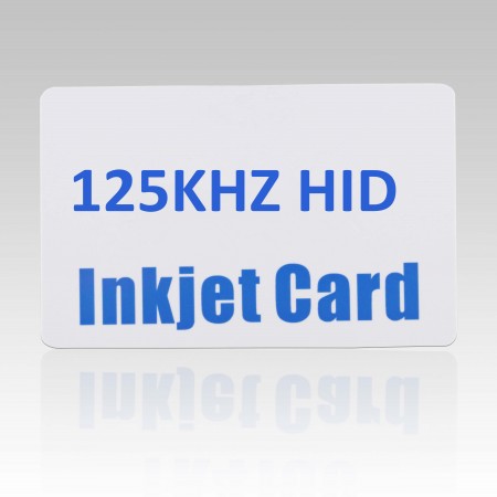 125KHZ 26 bit HID Inkjet PVC kartu, kartu HID Coating