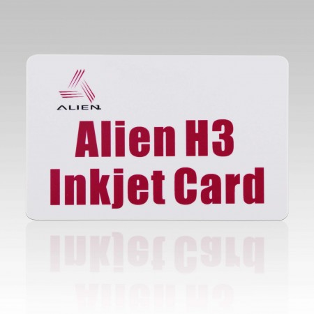 Tarjeta de PVC de ISO18000 - 6C Alien UHF H3 RFID de inyección de tinta