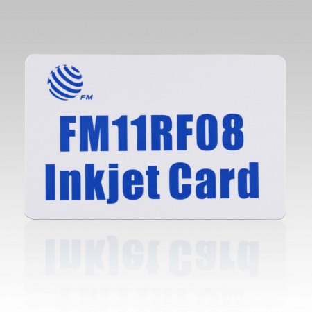 Carte PVC du jet d'encre de IC RFID 13,56 MHZ Compatible 1K