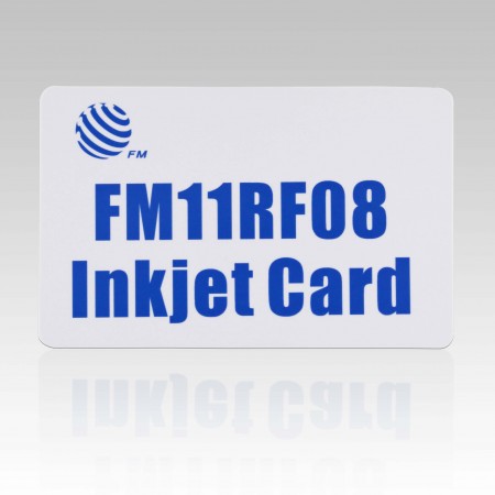 13.56MHZ 1K รองรับ RFID IC อิงค์เจ็ท PVC การ์ด