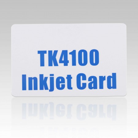 125KHZ TK4100 RFID อิงค์เจ็ท PVC บัตร