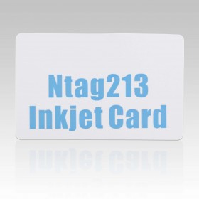 13.56MHZ  MF  NTAG213 RFID NFC Inkjet PVC Card 