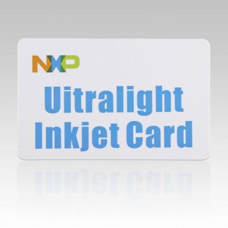 บัตร PVC เปล่าอิงค์เจ็ท NFC NTAG216 RFID 13.56MHZ