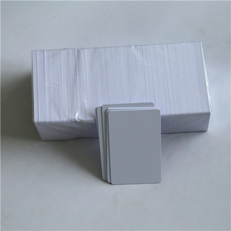 Jet d'encre blanc revêtement PVC Card, carte de PVC blanc jet d'encre, carte d'enduit de jet d'encre