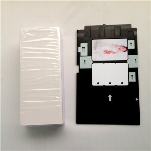 Epson T60, T50, R280, R290 muovi PVC henkilökortti tarjotin