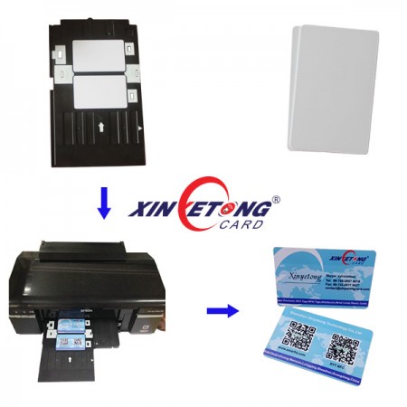 Blank Inkjet PVC ID Cards, Double Sided Printing For Epson And Canon Printer