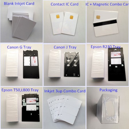 Cartes PVC vierge jet d'encre pour Epson et Canon imprimante