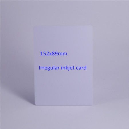 152x89mm Irregular Blank Inkjet card