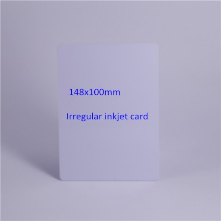 148x100mm tidak teratur Inkjet PVC kartu kosong, Inkjet lapisan kartu, kartu PVC Inkjet cetak